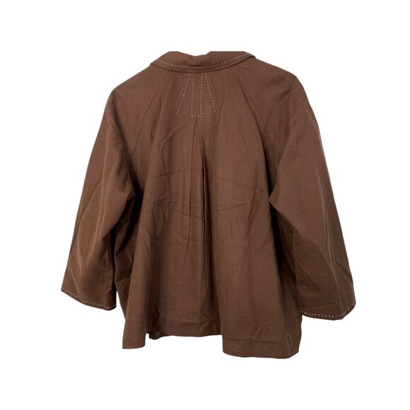 Coldwater Creek 2 piece Midi Skirt Linen Set Jacket Seperates Mixed Size L / XL - Picture 11 of 12